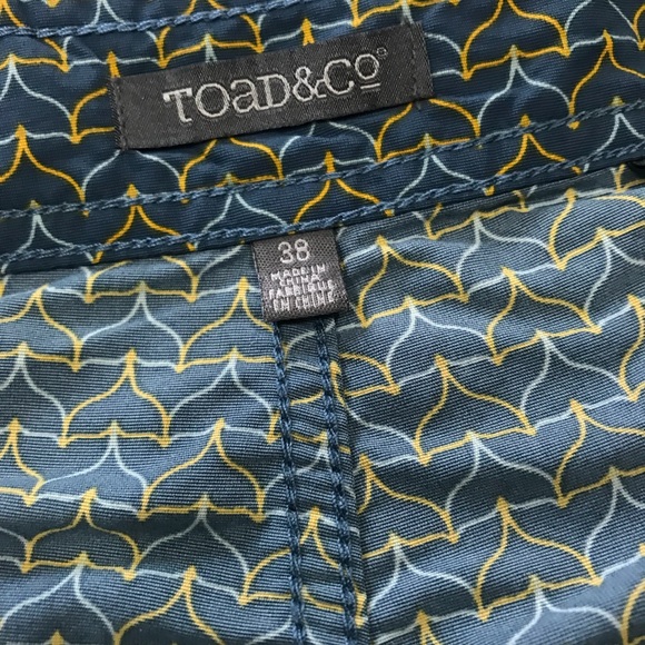 Toad &Co. Swim Trunks 9.5” Inseam Gray blue 38 - Picture 7 of 7